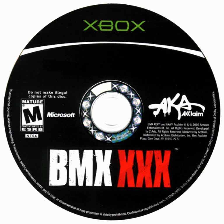 BMX XXX | Xbox | North America | physical media scan: Disc | PriceCharting