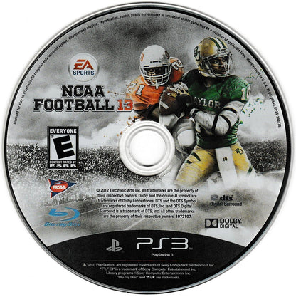 
NCAA Football 13 | PlayStation 3 | North America | physical media scan: Game Disc | PriceCharting