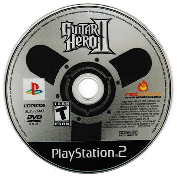 
Guitar Hero II | PlayStation 2 | North America | physical media scan: Game Disc | PriceCharting