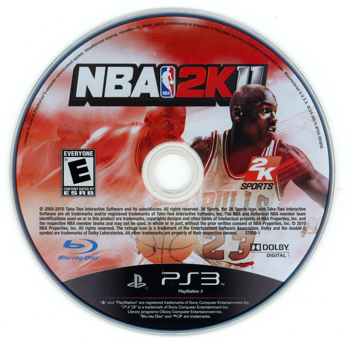 
NBA 2K11 | PlayStation 3 | North America | physical media scan: Disc | PriceCharting
