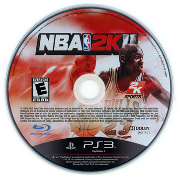 
NBA 2K11 | PlayStation 3 | North America | physical media scan: Disc | PriceCharting