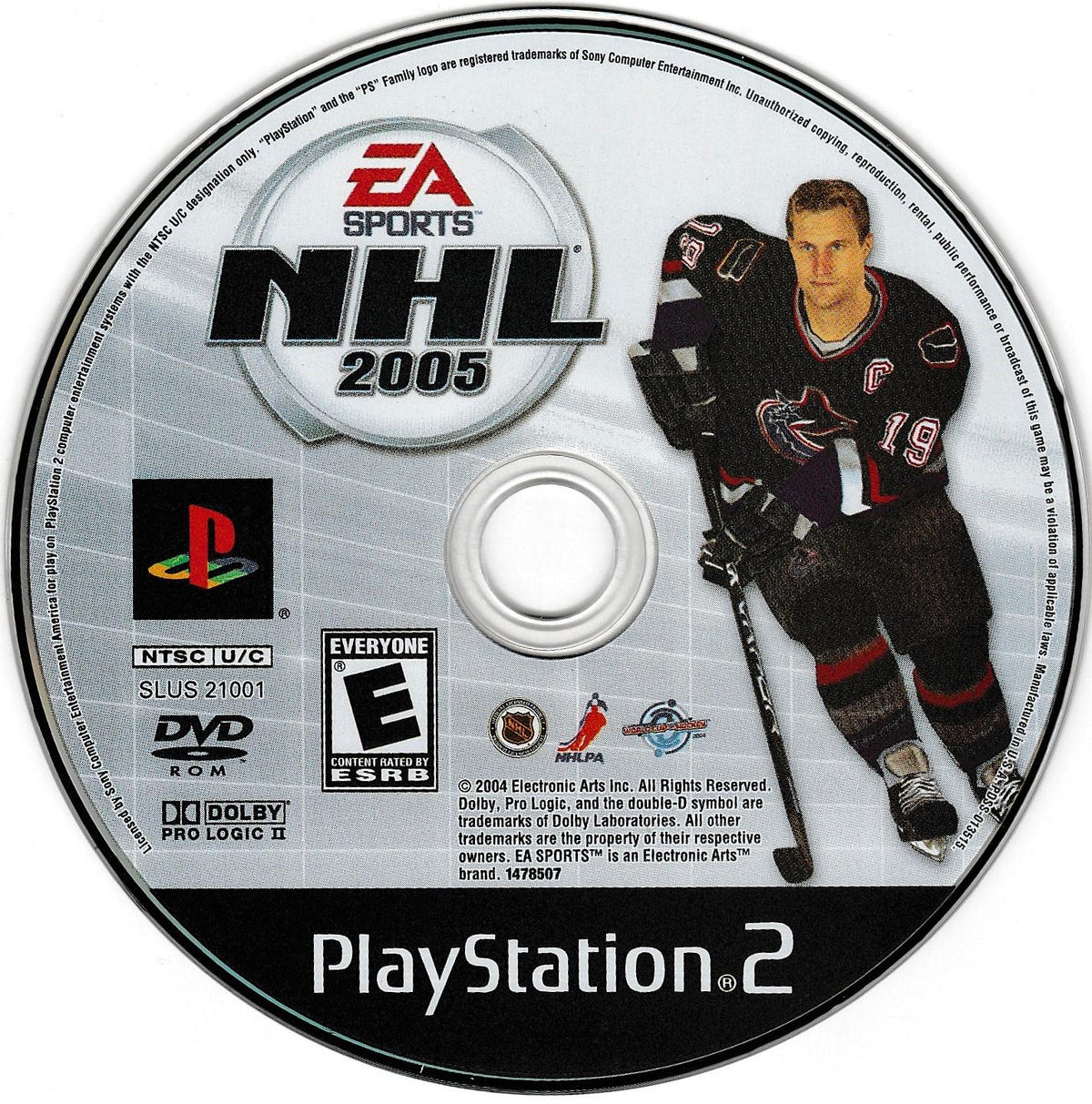 
NHL 2005 | PlayStation 2 | North America | physical media scan: Game Disc | PriceCharting