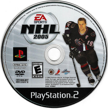 
NHL 2005 | PlayStation 2 | North America | physical media scan: Game Disc | PriceCharting