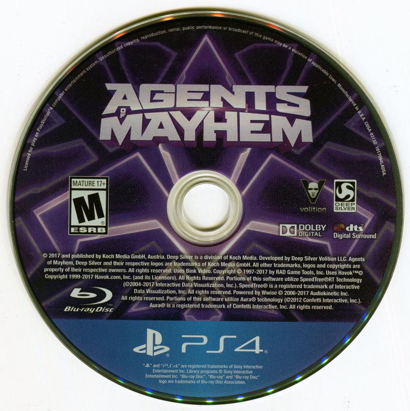
Agents of Mayhem | PlayStation 4 | North America | physical media scan: Disc | PriceCharting