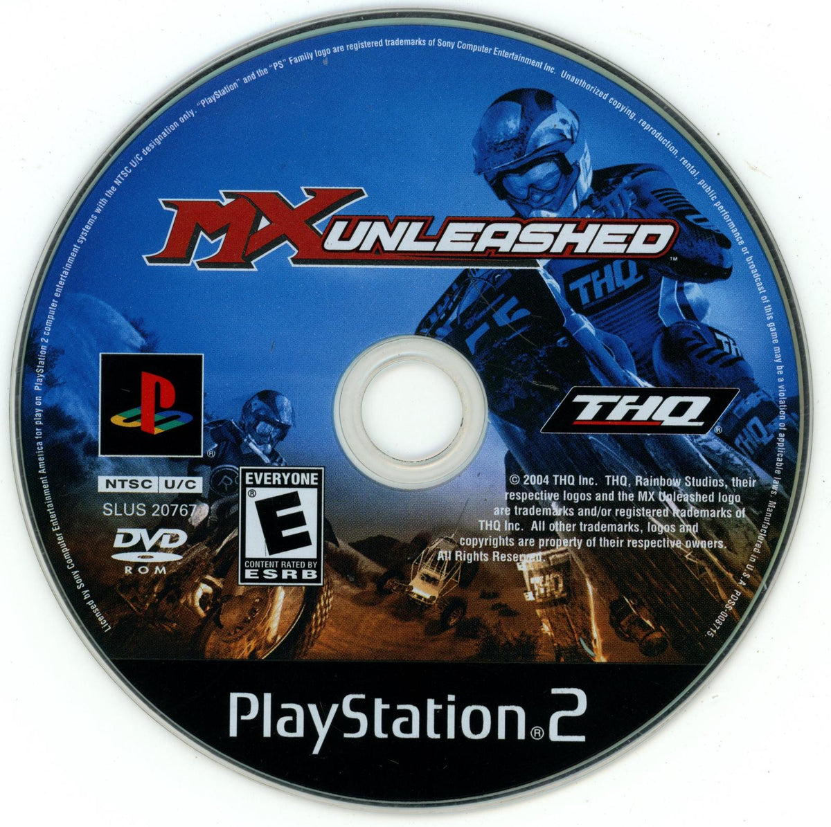 
MX vs. ATV Unleashed | PlayStation 2 | North America | physical media scan: Disc | PriceCharting