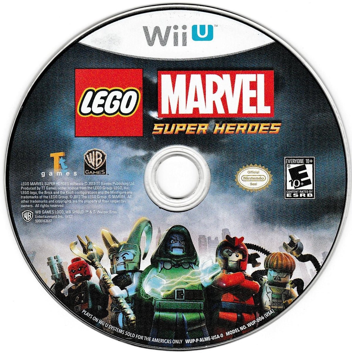 
LEGO Marvel Super Heroes | Wii U | North America | physical media scan: Game Disc | PriceCharting
