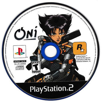 
Oni | PlayStation 2 | North America | physical media scan: Game Disc | PriceCharting