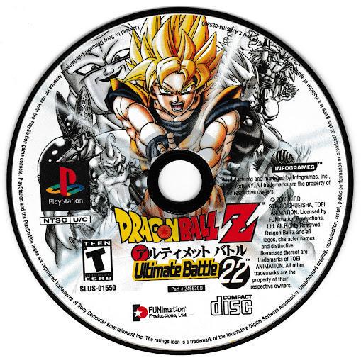 Dragon Ball Z: Ultimate Battle 22 | PlayStation | North America | physical media scan: Game Disc | PriceCharting