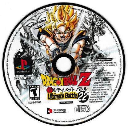 
Dragon Ball Z: Ultimate Battle 22 | PlayStation | North America | physical media scan: Game Disc | PriceCharting