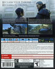 
Final Fantasy XV (Day One Edition) | PlayStation 4 | North America | back cover scan: Back Cover | PriceCharting