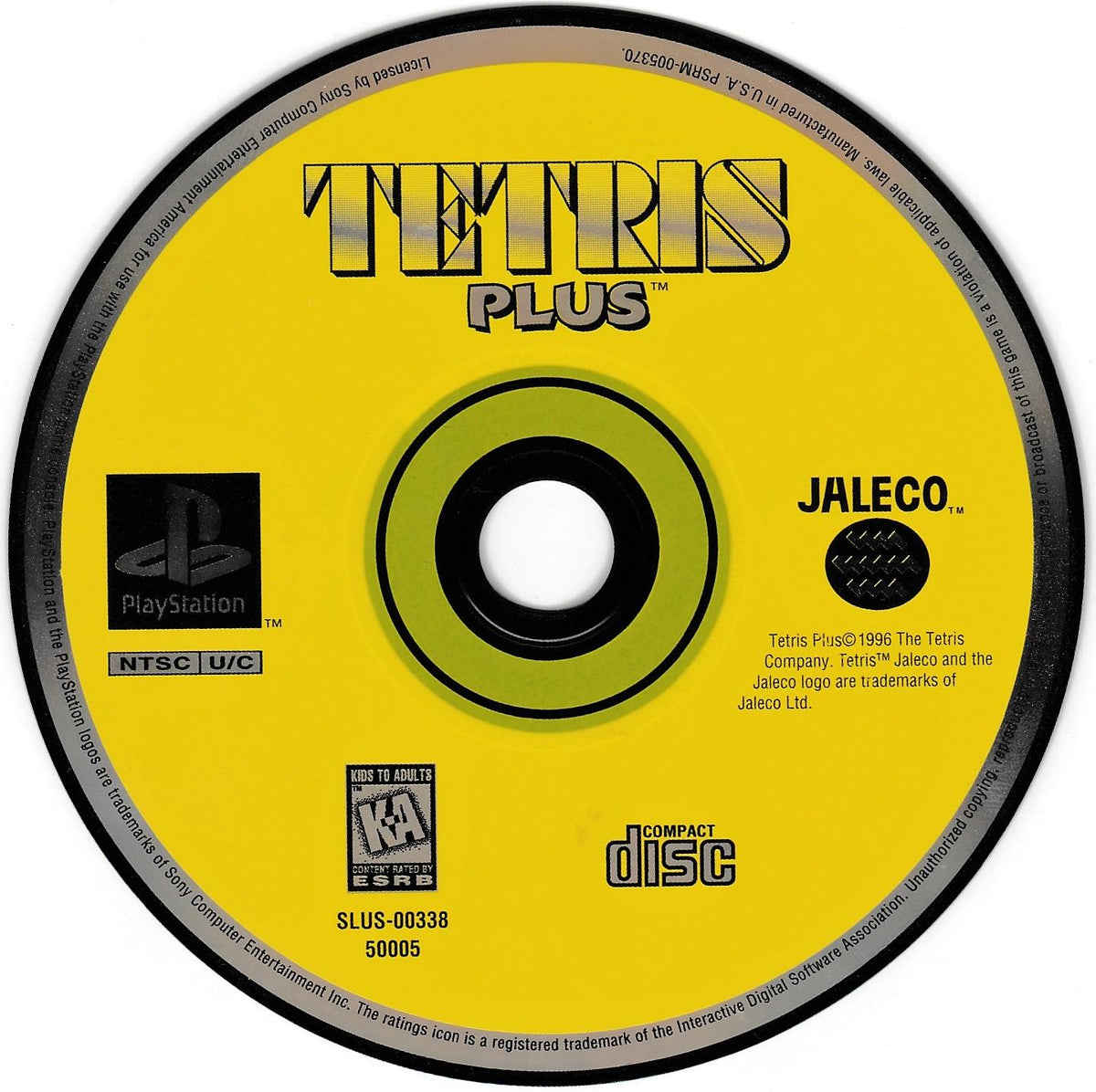 
Tetris Plus | PlayStation | North America | physical media scan: Game Disc | PriceCharting