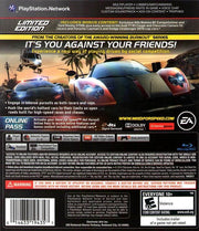
Need for Speed: Hot Pursuit (Limited Edition) | PlayStation 3 | North America | back cover scan: Back Cover | PriceCharting