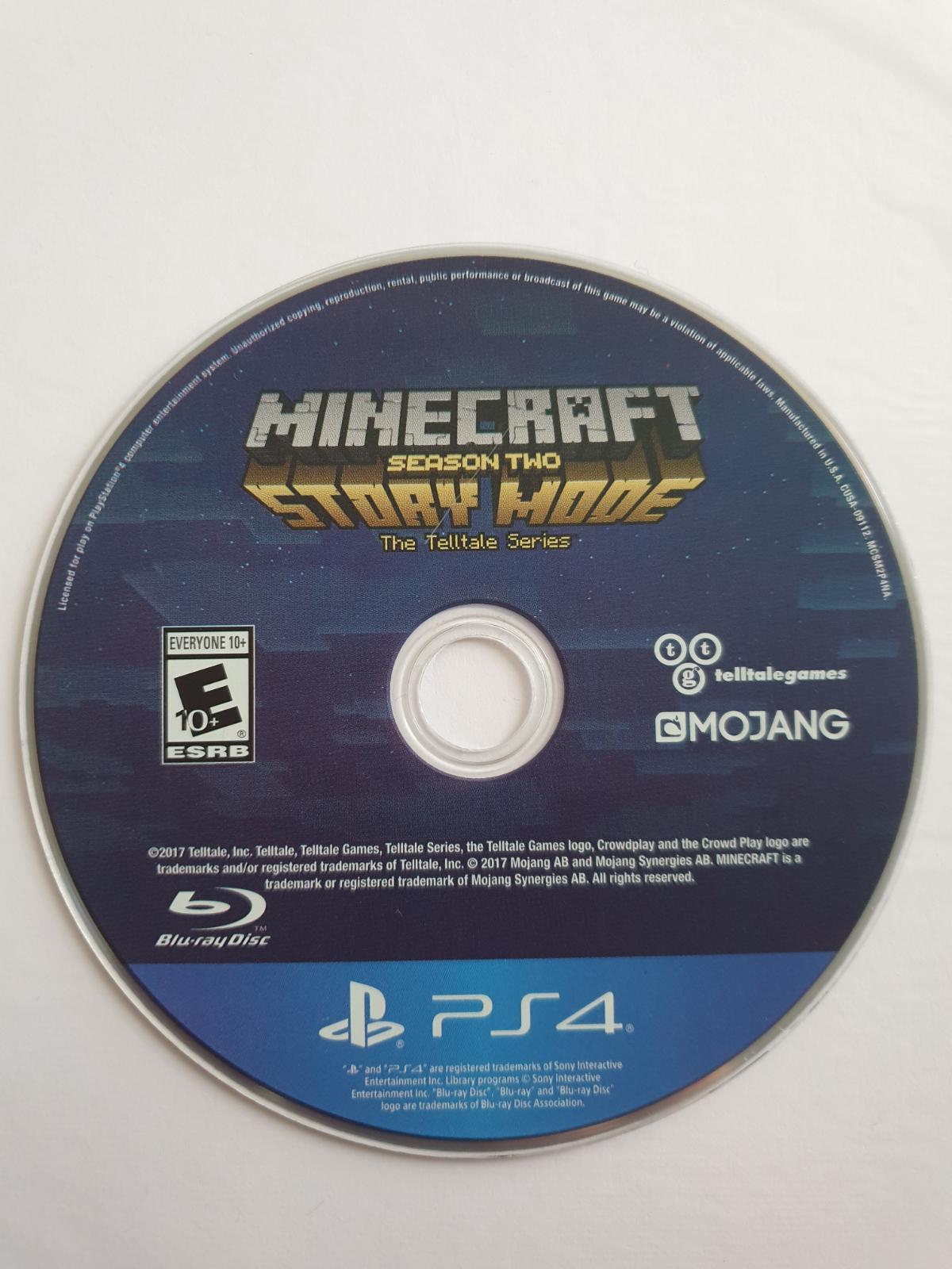 
Minecraft: Story Mode - Season Two | PlayStation 4 | North America | physical media scan: Disc | PriceCharting