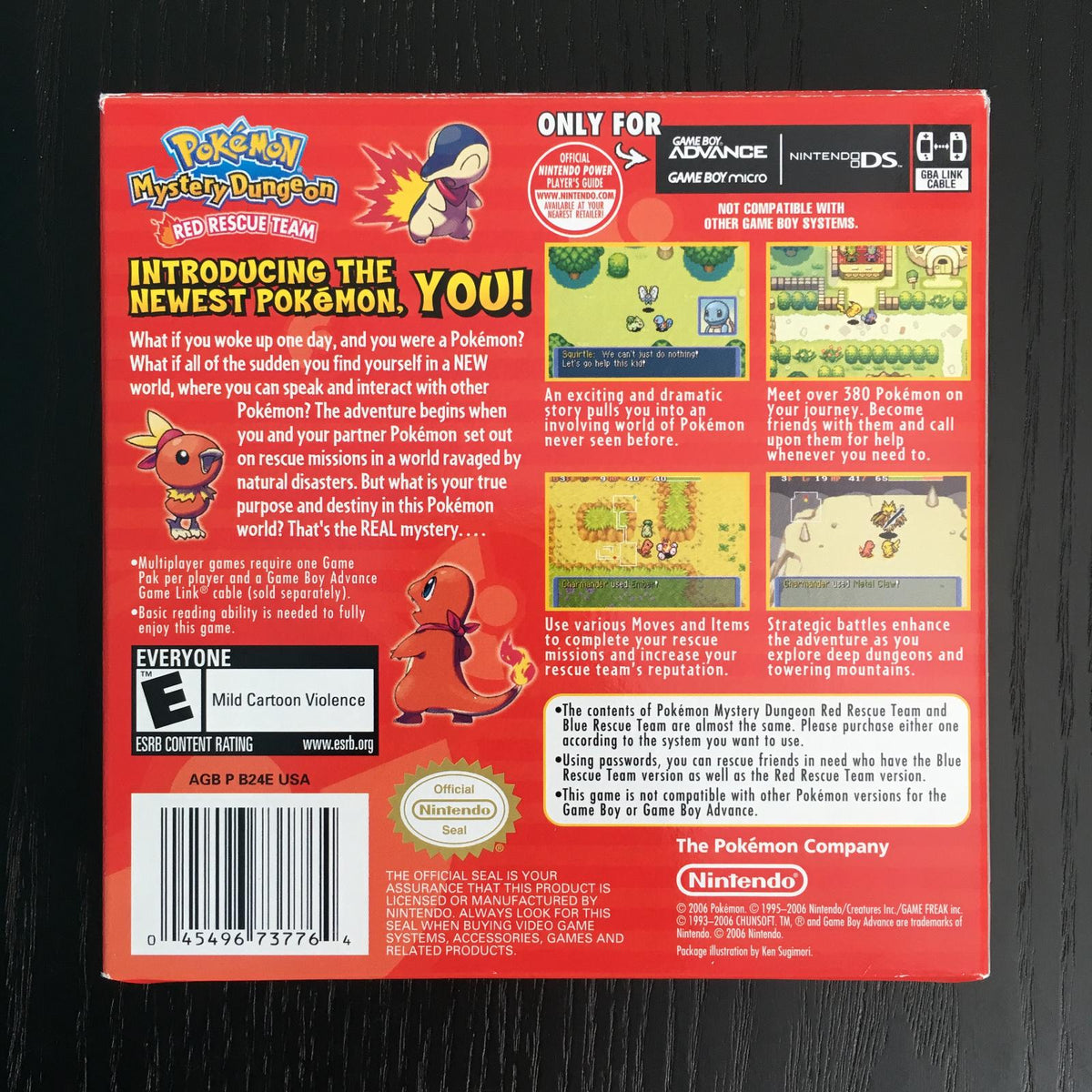 
Pokémon Mystery Dungeon: Red Rescue Team | Game Boy Advance | North America | back cover scan: Box Back | PriceCharting