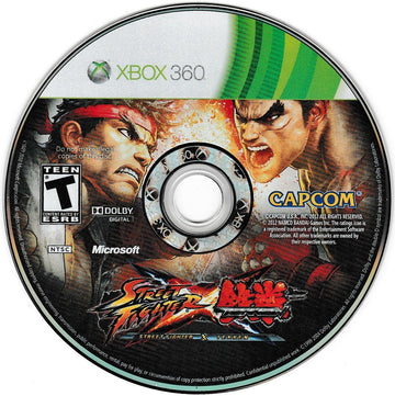 
Street Fighter X Tekken | Xbox 360 | North America | physical media scan: Game Disc | PriceCharting
