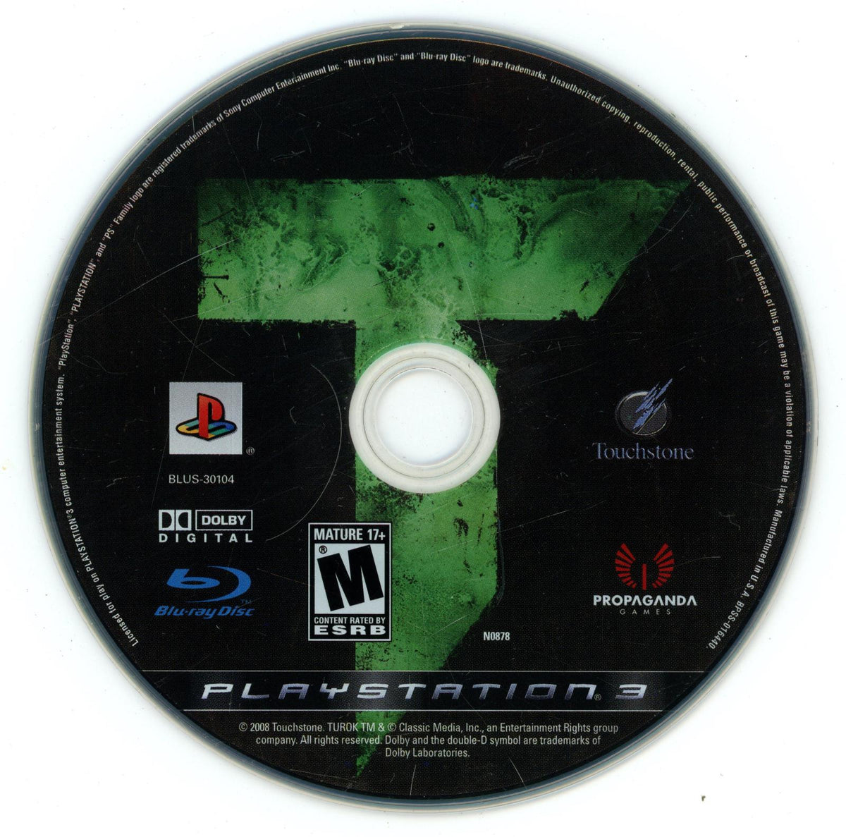 
Turok | PlayStation 3 | North America | physical media scan: Disc | PriceCharting