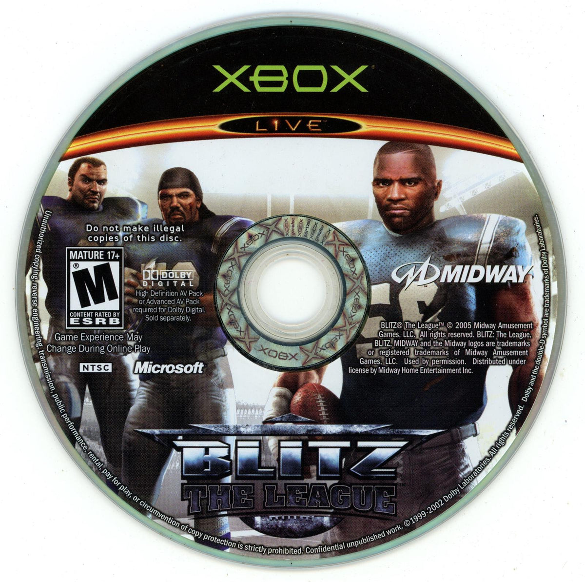 
Blitz: The League | Xbox | North America | physical media scan: Disc | PriceCharting