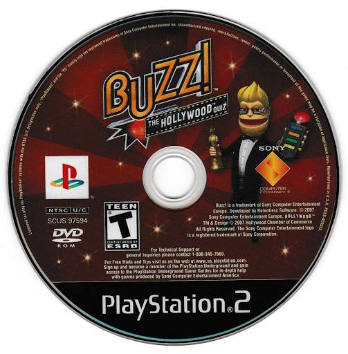 
Buzz! The Hollywood Quiz | PlayStation 2 | North America | physical media scan: Game Disc | PriceCharting
