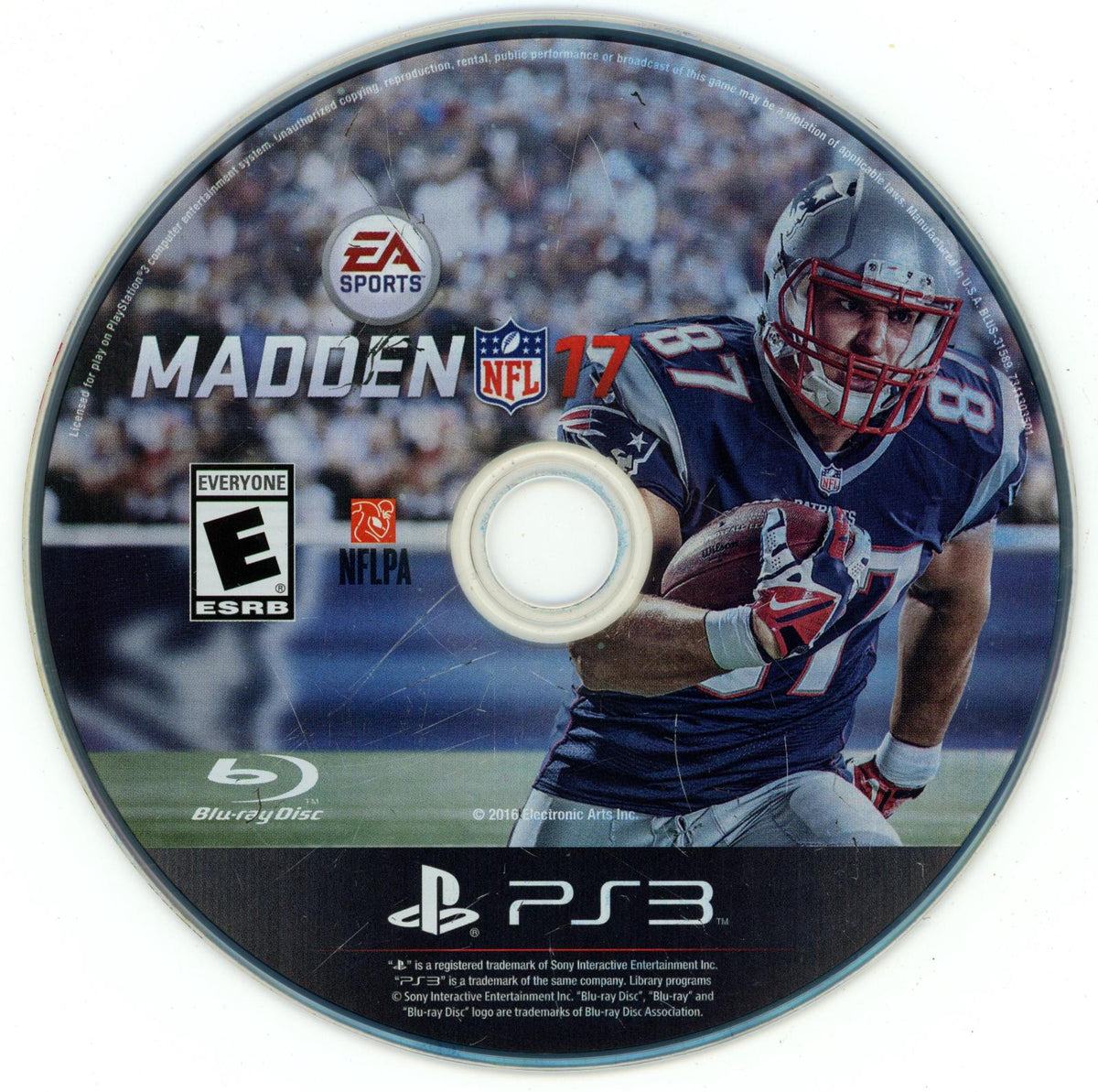 
Madden NFL 17 | PlayStation 3 | North America | physical media scan: Disc | PriceCharting
