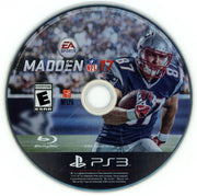 
Madden NFL 17 | PlayStation 3 | North America | physical media scan: Disc | PriceCharting