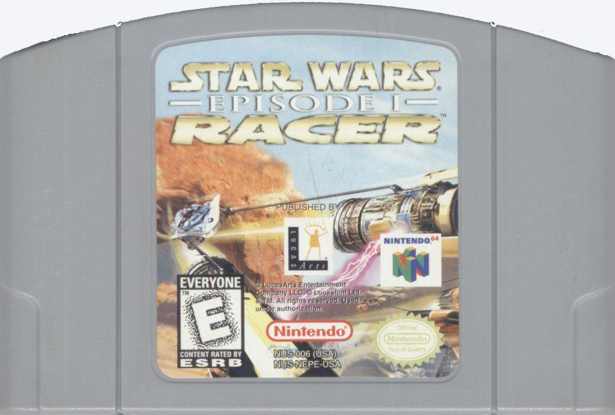 Star Wars Episode I: Racer | Nintendo 64 | North America | physical media scan: Cart | PriceCharting