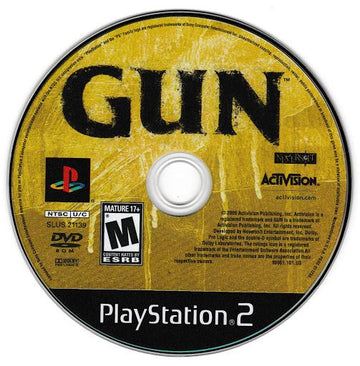 
Gun | PlayStation 2 | North America | physical media scan: Game Disc | PriceCharting