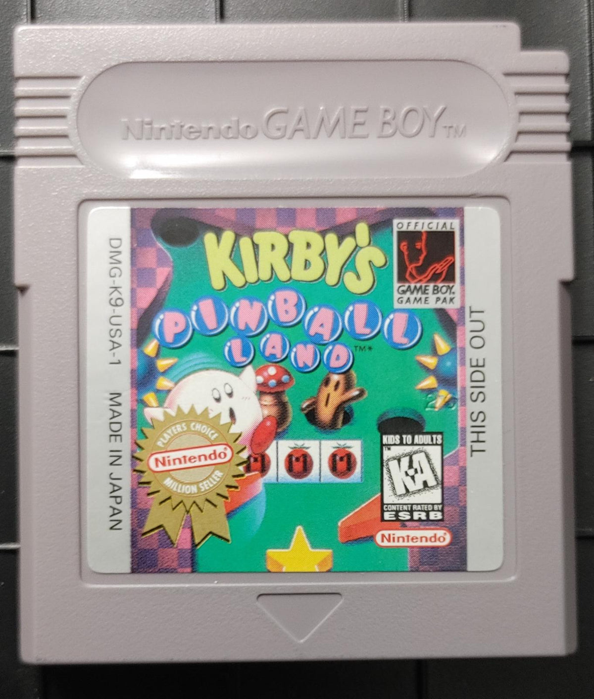 
Kirby's Pinball Land | Game Boy | North America | physical media scan: Cartridge | PriceCharting