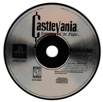 
Castlevania: Symphony of the Night | PlayStation | North America | physical media scan: Game Disc | PriceCharting