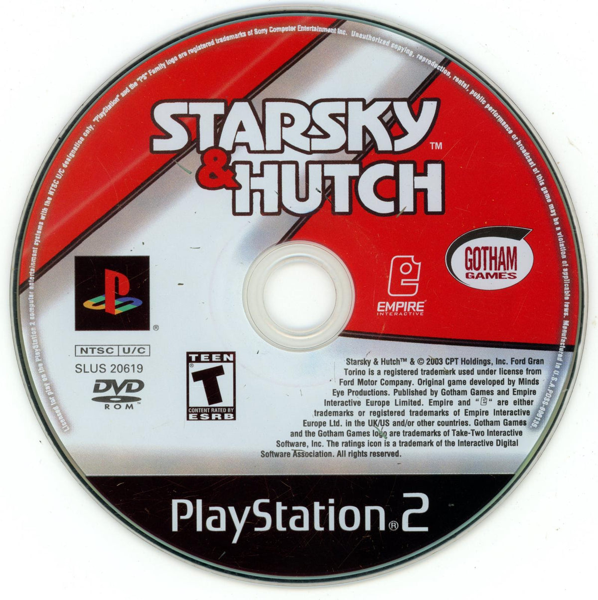 
Starsky & Hutch | PlayStation 2 | North America | physical media scan: Disc | PriceCharting