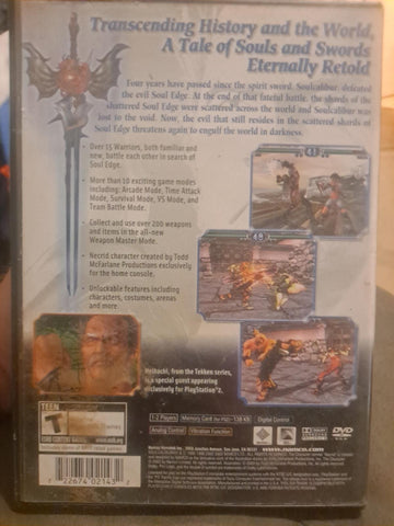 
Soul Calibur II | PlayStation 2 | North America | back cover scan: Back | PriceCharting