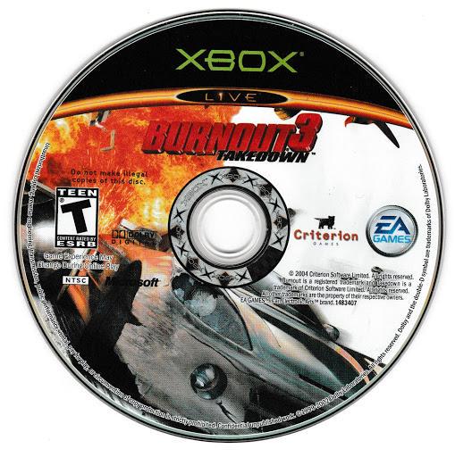 
Burnout 3: Takedown | Xbox | North America | physical media scan: Game Disc | PriceCharting