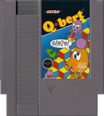 
Q-Bert | NES | North America | physical media scan: Cartridge | PriceCharting