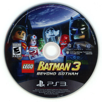 
LEGO Batman 3: Beyond Gotham | PlayStation 3 | North America | physical media scan: Disc | PriceCharting