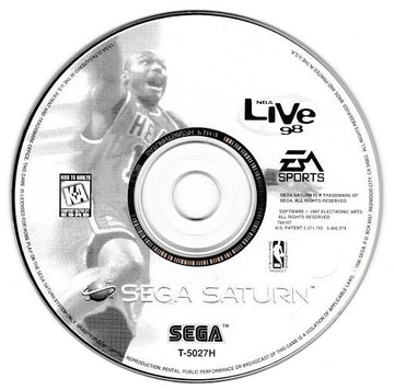 
NBA Live 98 | Saturn | North America | physical media scan: Game Disc | PriceCharting