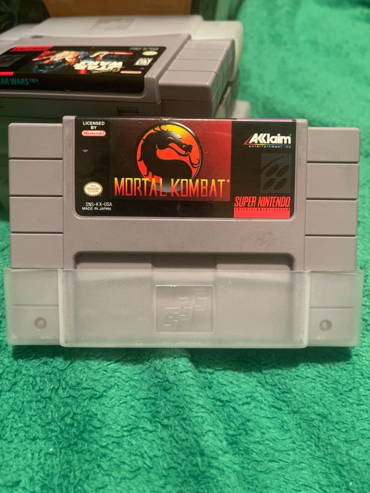 
Mortal Kombat | SNES | North America | physical media scan: Cartridge | PriceCharting