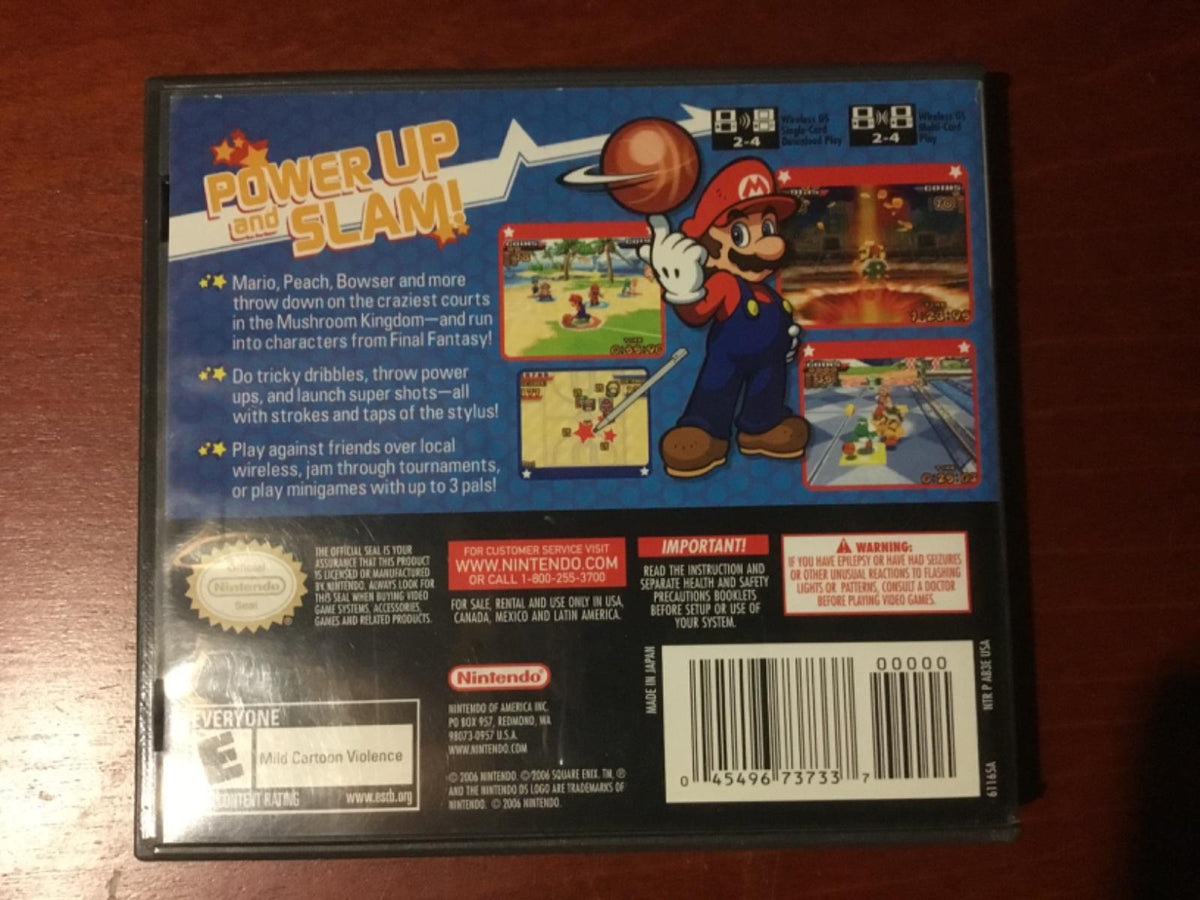 
Mario Hoops 3 on 3 | Nintendo DS | North America | back cover scan: Back Cover | PriceCharting