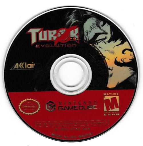 
Turok: Evolution | GameCube | North America | physical media scan: Game Disc | PriceCharting