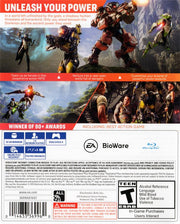 
Anthem | PlayStation 4 | North America | back cover scan: Back Cover | PriceCharting