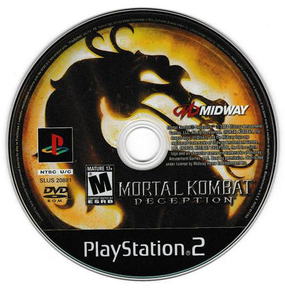 
Mortal Kombat: Deception | PlayStation 2 | North America | physical media scan: Game Disc | PriceCharting