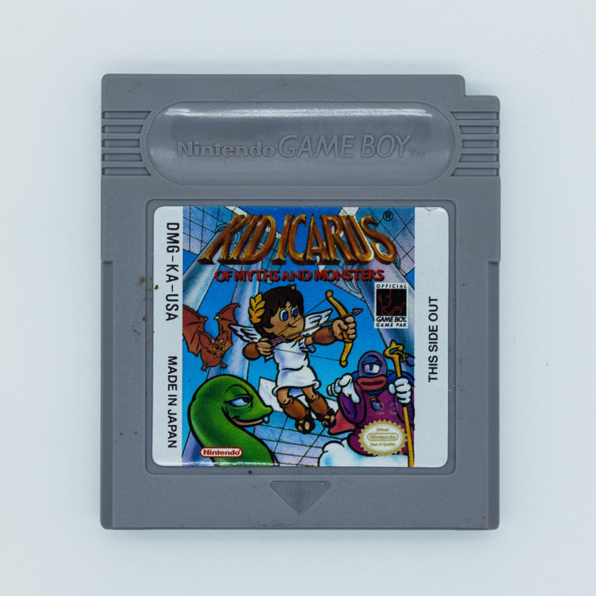 
Kid Icarus: of Myths and Monsters | Game Boy | North America | physical media scan: Cartridge | PriceCharting