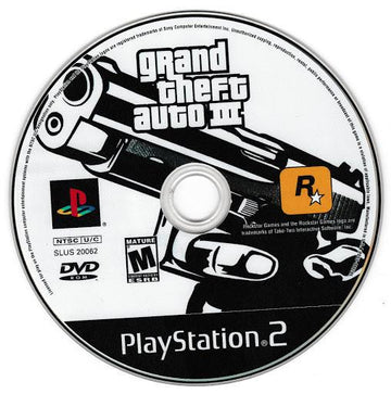 
Grand Theft Auto III | PlayStation 2 | North America | physical media scan: Game Disc | PriceCharting