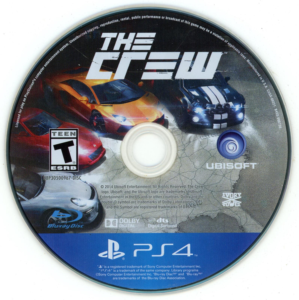
The Crew | PlayStation 4 | North America | physical media scan: Disc | PriceCharting