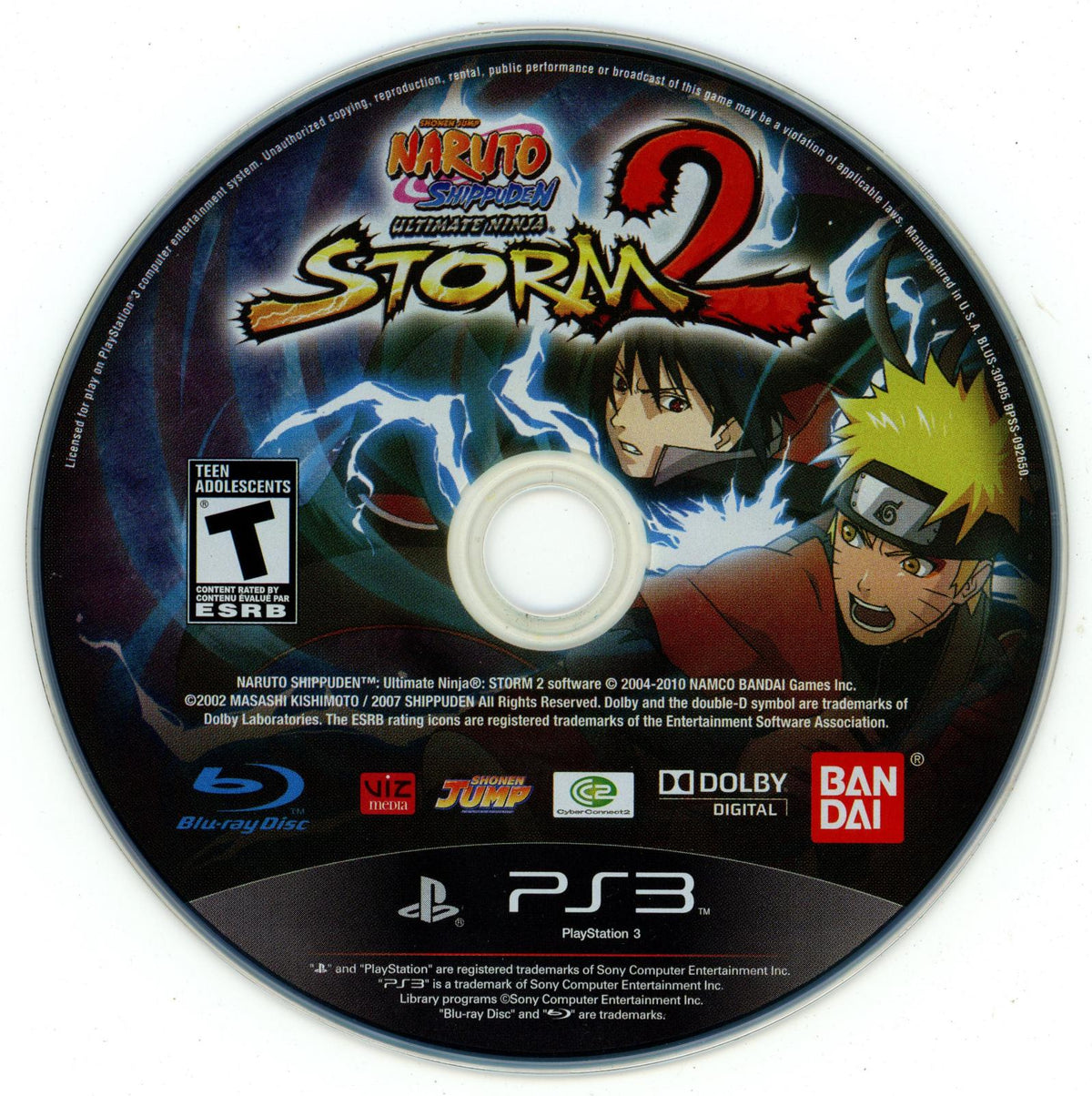 
Naruto Shippuden: Ultimate Ninja Storm 2 | PlayStation 3 | North America | physical media scan: Disc | PriceCharting