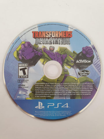 
Transformers: Devastation | PlayStation 4 | North America | physical media scan: Disc | PriceCharting