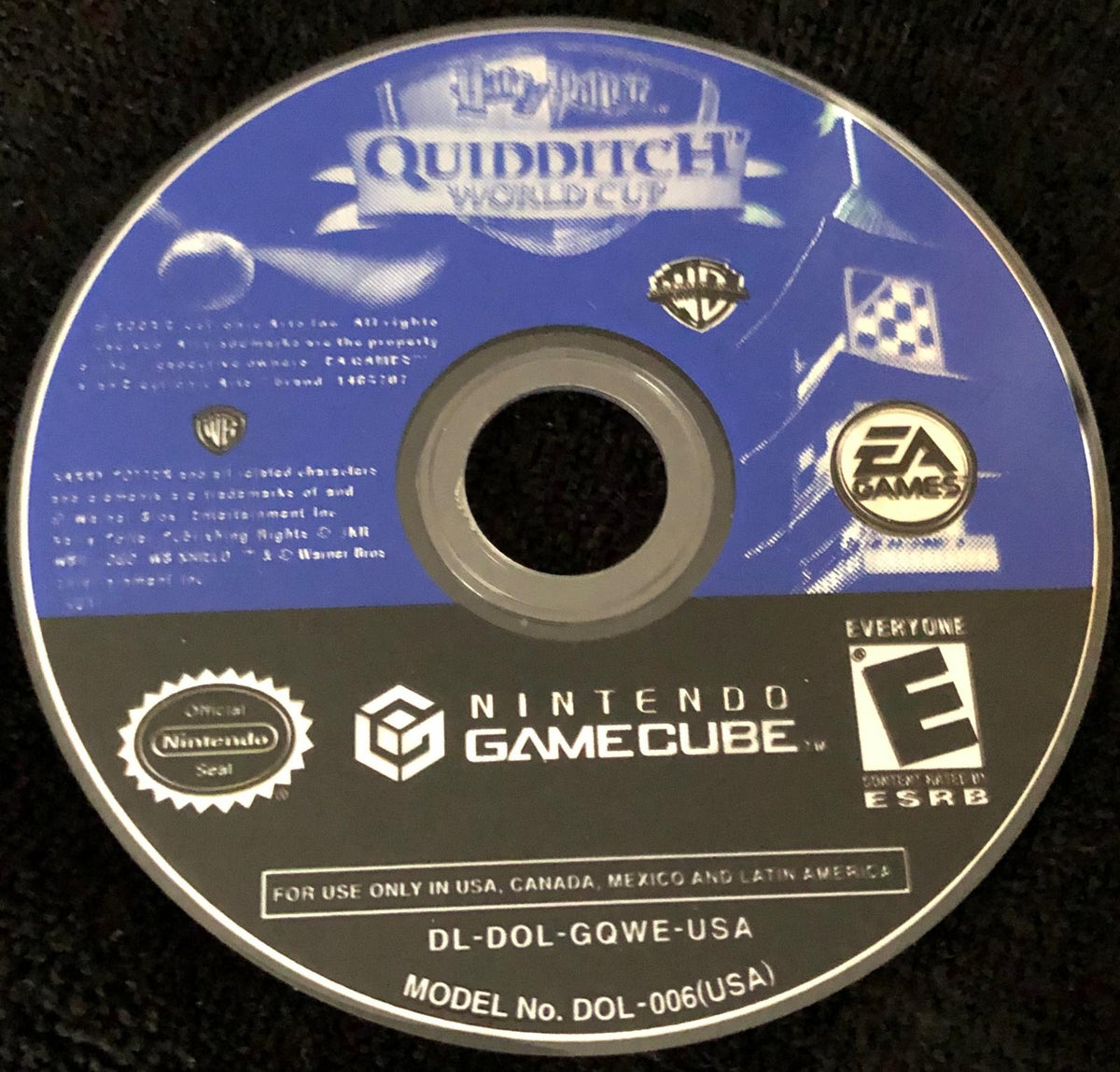 
Harry Potter: Quidditch World Cup | GameCube | North America | physical media scan: Disc | PriceCharting