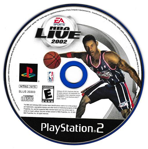 
NBA Live 2002 | PlayStation 2 | North America | physical media scan: Game Disc | PriceCharting