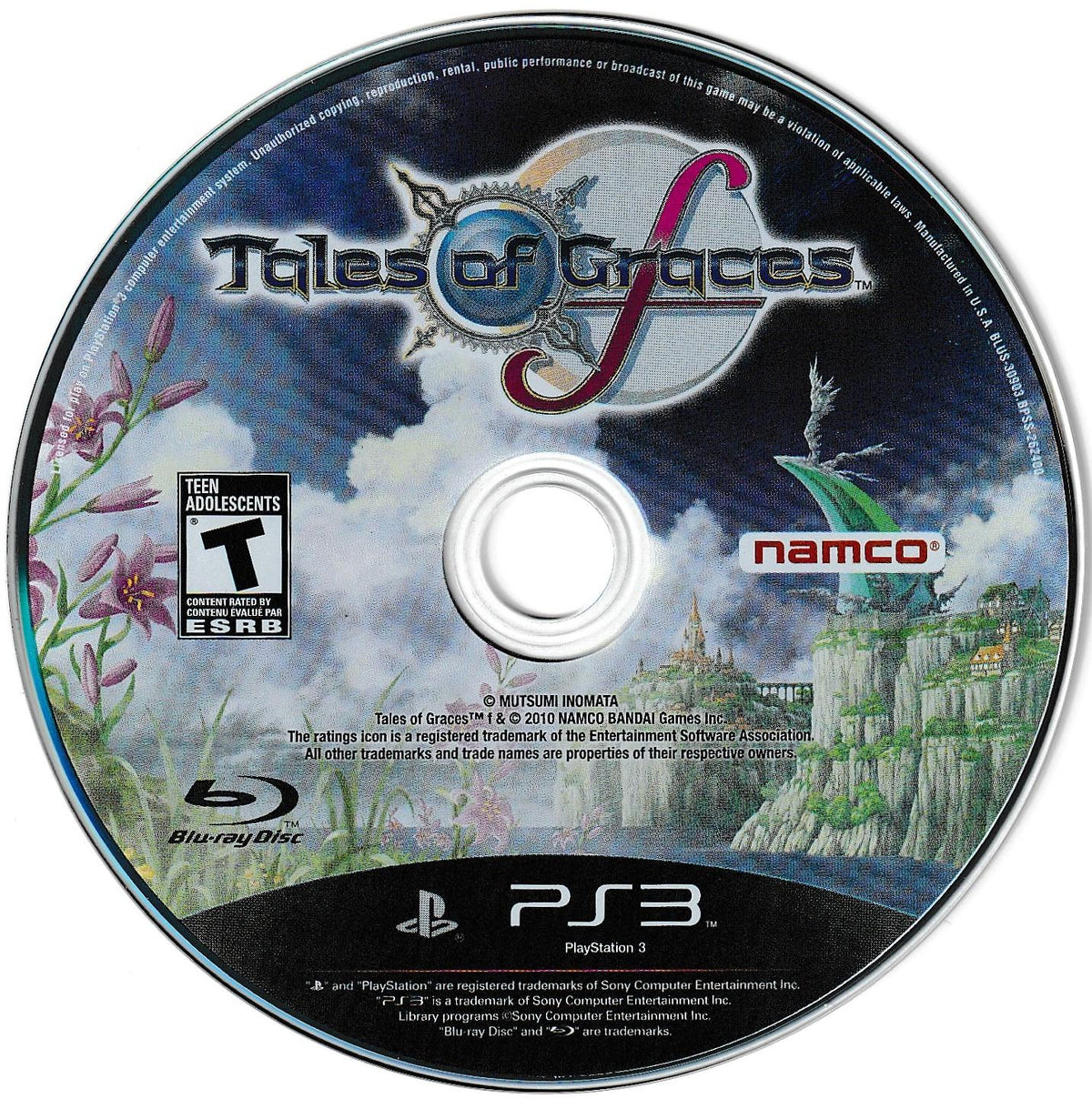 
Tales of Graces f | PlayStation 3 | North America | physical media scan: Game Disc | PriceCharting
