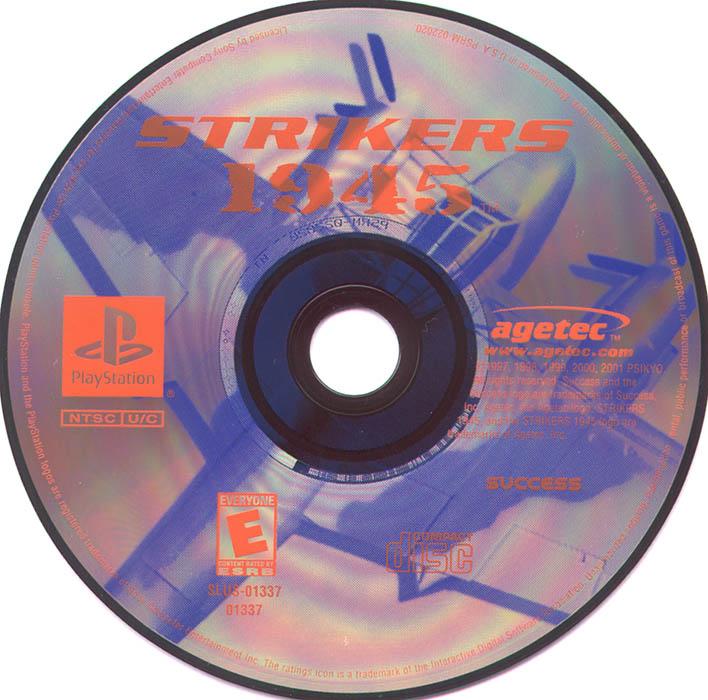 
Strikers 1945 | PlayStation | North America | physical media scan: Disc | PriceCharting