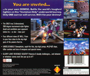 
Battle Arena Toshinden | PlayStation | North America | back cover scan: Back Cover | PriceCharting