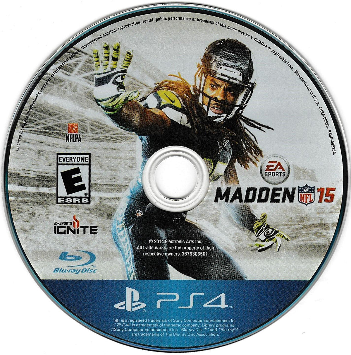
Madden NFL 15 | PlayStation 4 | North America | physical media scan: Game Disc | PriceCharting